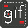 gif maker - screen record, images and video to gif icon