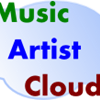 music artist cloud icon