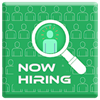 now hiring job search icon