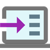simple data logger icon