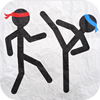 stickman fighting icon